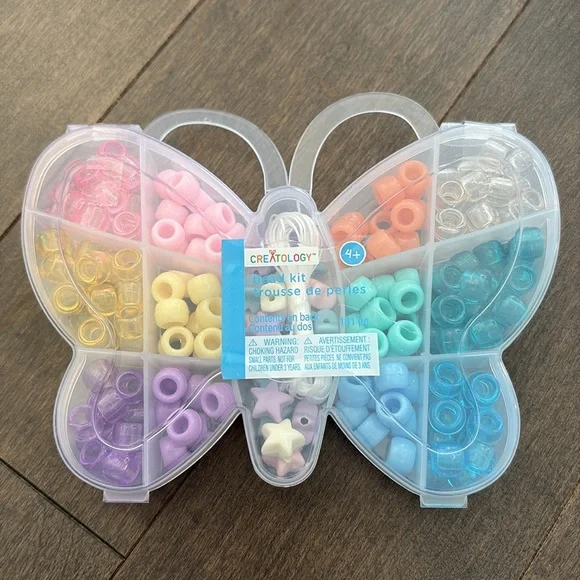 CREATOLOGY Kid’s Bead Kit with Tray, Bracelet Jewellery Making, Arts Crafts - Picture 7 of 14